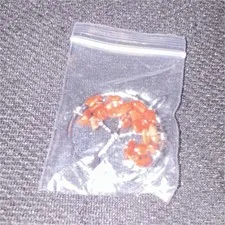 LEGO Bulk Parts Lot Orange & Gray Plastic Pieces in Poly Bag