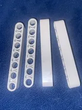 LEGO Technic 32316 Liftarm Thick 1x7 Grey Lot Of 4 41616