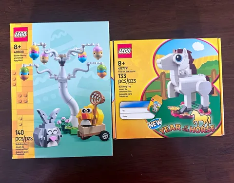 LEGO 40808 Easter Bunny & Chick Egg Hunt Seasonal Set 140 pcs 8+ Box