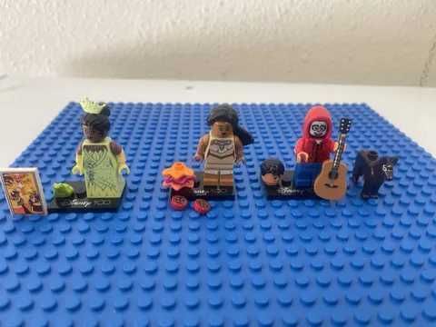 Lego Disney 100th Minifigures Set 71038 Lot Of 3 Pocahontas Tiana & Miguel