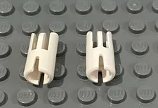 LRGO White Arm Piece With TOWBALL Socket 3 Fingers - Lot of 2