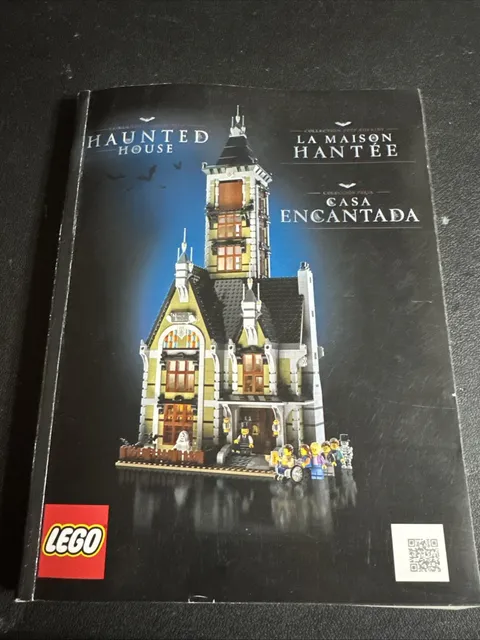 Lego Icons 10273 Fairgrounds Collection Haunted House Instruction Manual Only