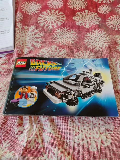 Lego Back To The Future Delorean Manual Guidebook Only