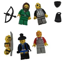 LEGO Vintage Castle Fright Knights Minifigure Lot of 4 – Knights Samurai Ranger