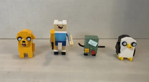 Lego IDEAS Adventure Time Characters From Retired Set #21308 