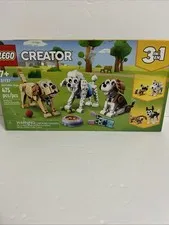 LEGO Creator 31137 Adorable Dogs 3-in-1 Building Blocks Construction Toy Set