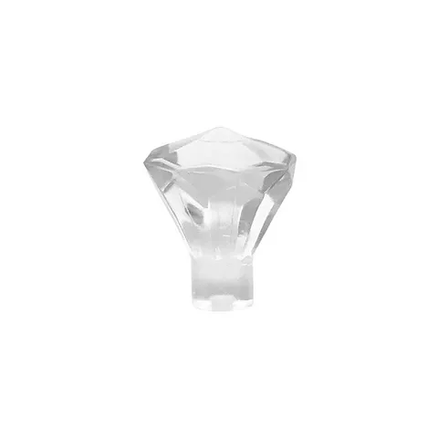 LEGO 45x Trans-Clear Rock 1 x 1 Jewel 24 Facet inv.640
