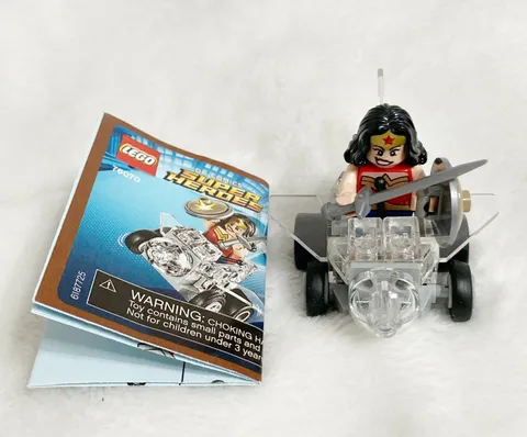 LEGO 76070, DC Comics Super Heroes Wonder Woman with Vehicle Set, Instructions