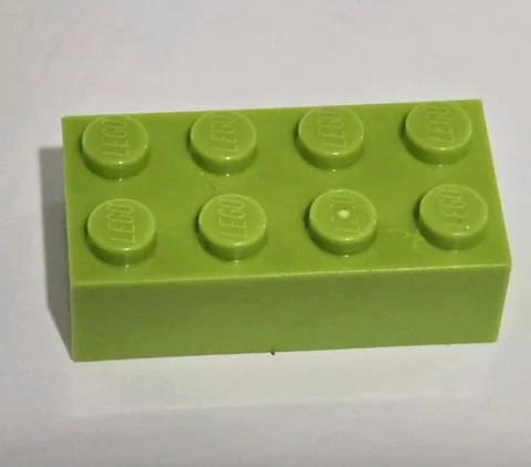 LEGO Parts - Lime Brick 2 x 4 - No 3001