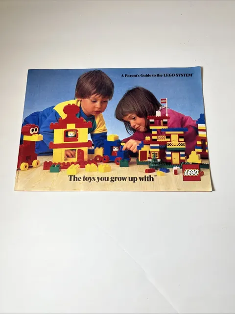 Lego Catolog 1985 (Parent's Guide to Lego System) 80’s, Duplo, Knights, Town,