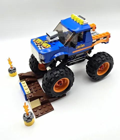 Monster Truck LEGO Set 60180-1 Complete No Instructions, No Box