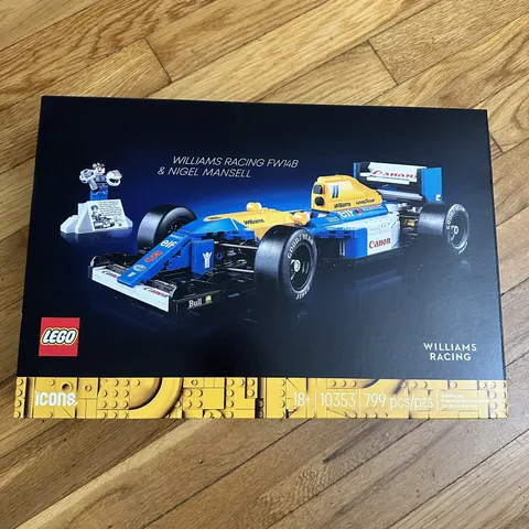 LEGO Icons 10353 Williams Racing FW14B & Nigel Mansell NEW Sealed Box