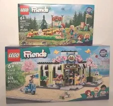 Lot of 2...LEGO Friends Heartlake City Café 42618 & 42622 Building Toy Sets