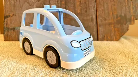 Lego Duplo Push & Go White & Blue Vehicle Car Suv House Family From Set 10994