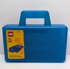 LEGO 4087 Handheld Sorting Travel Case to Go Personal Organizer Blue NEW