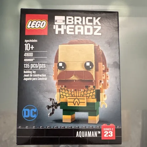 LEGO BrickHeadz DC Comics Super Heroes Aquaman 41600 135pc Boxed (2018)