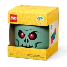 LEGO Storage Products: 40320821 Large Head Green - Zombie NEW
