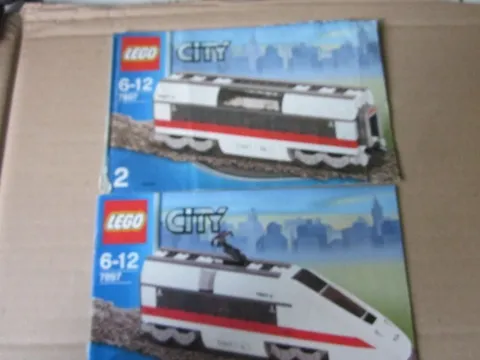Lego Building Instructions Instruction City 7894 Part 1, Part 2+3 and Part 4+5+6
