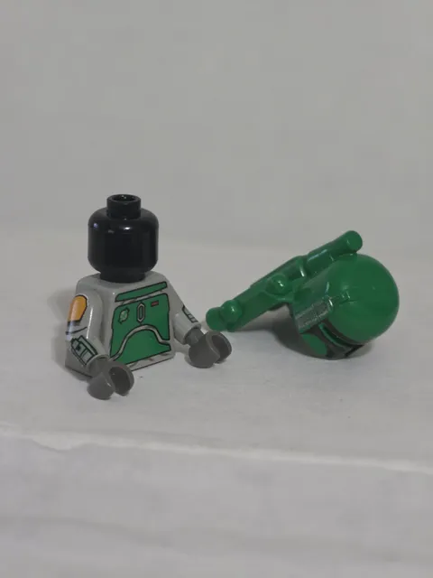 Lego Cloud City Boba Fett Minifigure SW0107 MISSING LEGS
