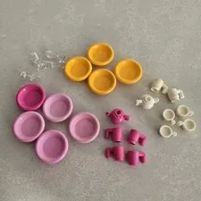 Lego Friends Accessories Cafe Restaurant Plate Cups Teapot Blocks Bulk Lot