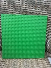 LEGO 3811 Baseplate 32x32 Bright Green x1 10 inches Genuine
