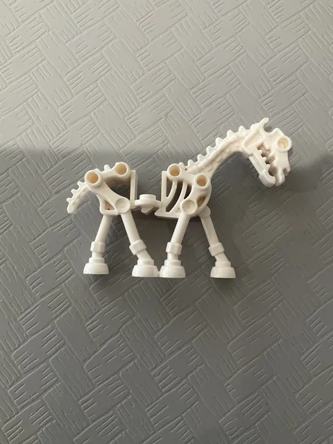 Lego horse lot. Used. Skeleton house lot. No major damages White Skeleton house.