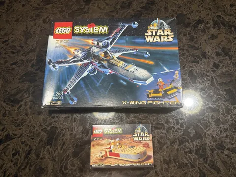 New Sealed LEGO Star Wars: X-wing Fighter (7140) and (7110) RARE RETIRED Vintage