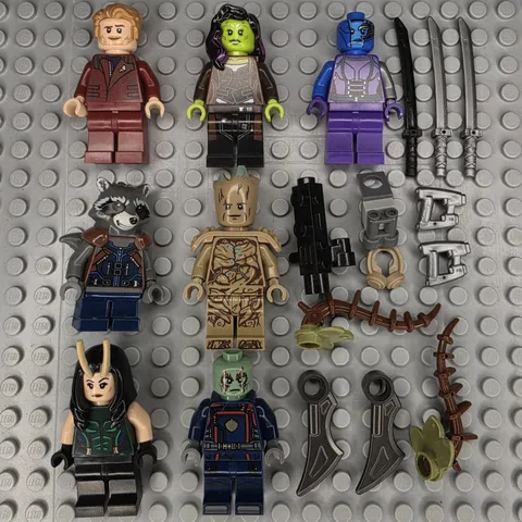 Lego Marvel Super Heroes Minifigures Lot Guardians of the Galaxy