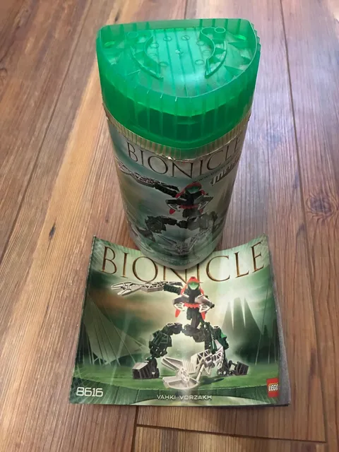 LEGO BIONICLE 8616 Vahki Vorzakh Instructions Booklet & Canister 🔥 FAST SHIP 🔥