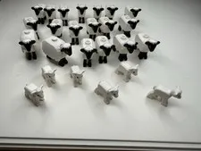 Lego Animal Sheep And Baby Sheep Lamb Lot Of 25