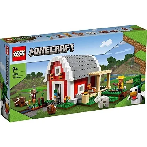 LEGO Minecraft: The Red Barn (21187) Brand New Factory Sealed Retired Set RARE