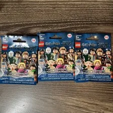 LEGO 71022 Fantastic Beasts Collectible Minifigures Lot of 3 Blind Bags Sealed
