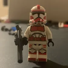 MISPRINTED Lego Star Wars Shock Trooper with Blaster