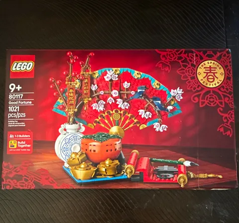LEGO Chinese Festivals 80117 Good Fortune Complete Set 1021 pcs Boxed