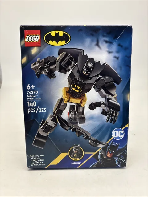 LEGO DC Batman Mech Armor 76270 Batman Mech 140 pcs Complete Set 6+