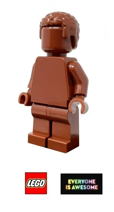 LEGO Everyone Is Awesome - Reddish Brown Monochrome Minifigure - tls101 - NEW