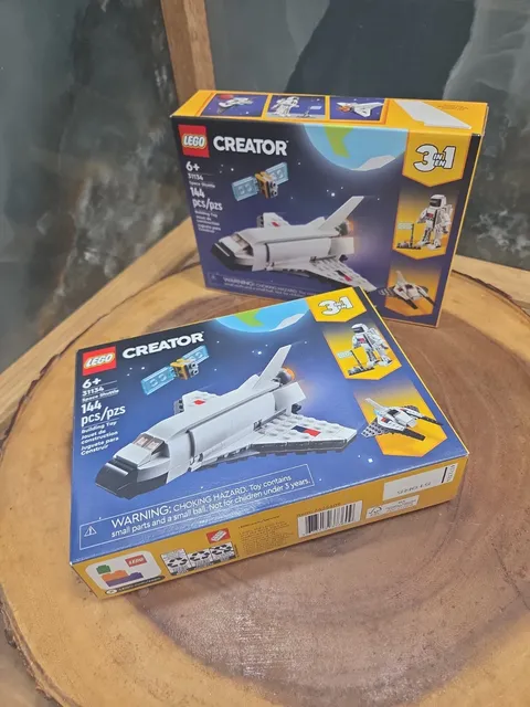 LEGO CREATOR Space Shuttle 3 In 1 Set # 31134 Ages 6+ Astronaut Building Toy 