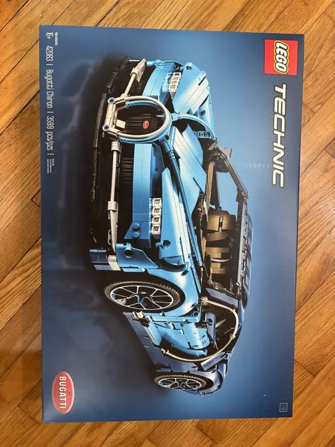LEGO TECHNIC: Bugatti Chiron 42083 (Retired) BOX AND INSTRUCTIONS ONLY