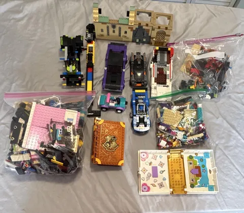 LEGO Harry Potter, Technics, Star Wars Lot Mixed Pieces & Partial Builds