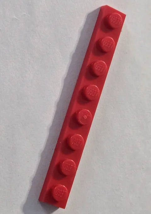 LEGO Parts - Red Plate 1 x 8 - No 3460