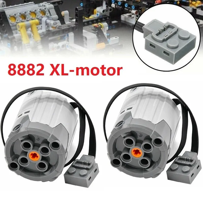 2PC XL-Motor 8882 Power Functions For LEGO Electric Assembled Building Block Toy