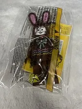LEGO Easter Brown Chocolate Bunny Minifigure Key LED Light Movable 3.5” New