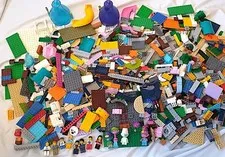 Lego MIXED LOT Bricks and Pieces Plus Minifigures, Trolls, etc. 4+ Pounds