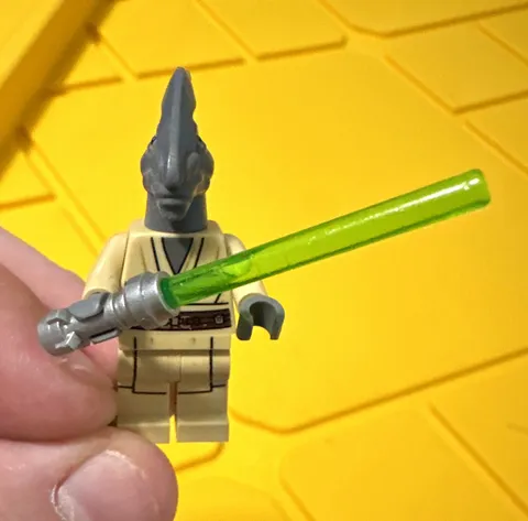 LEGO Star Wars Coleman Trevor  w/ Green Lightsaber Tan Outfit