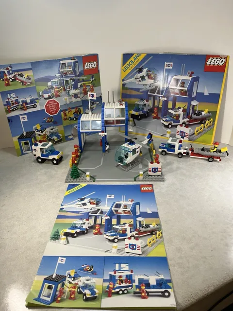 LEGO Classic Town: Vintage Coastal Rescue Base (6387), Complete