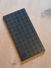 Lego 6x12 Plate 3028, 302826, Black