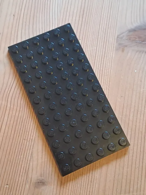Lego 6x12 Plate 3028, 302826, Black