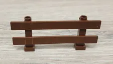 Lego 6079 Old Brown Fence 1 x 8 x 2 2/3 Replacement Part Piece