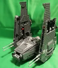 LEGO Star Wars Kylo Ren's Command Shuttle 75104 With Many Missing Parts No Box N