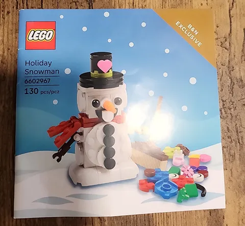 LEGO 6602967 Holiday Snowman NEW Sealed Barnes & Noble Exclusive Promo HTF
